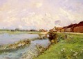 Paysage De Riviere (Landscape of a River) - Edmond Charles Joseph Yon