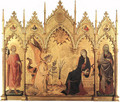 The Annunciation and Two Saints - Simone Martini