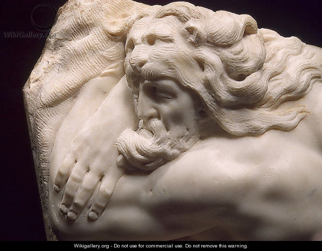Sleeping Hercules [detail: 1] - Baccio Bandinelli