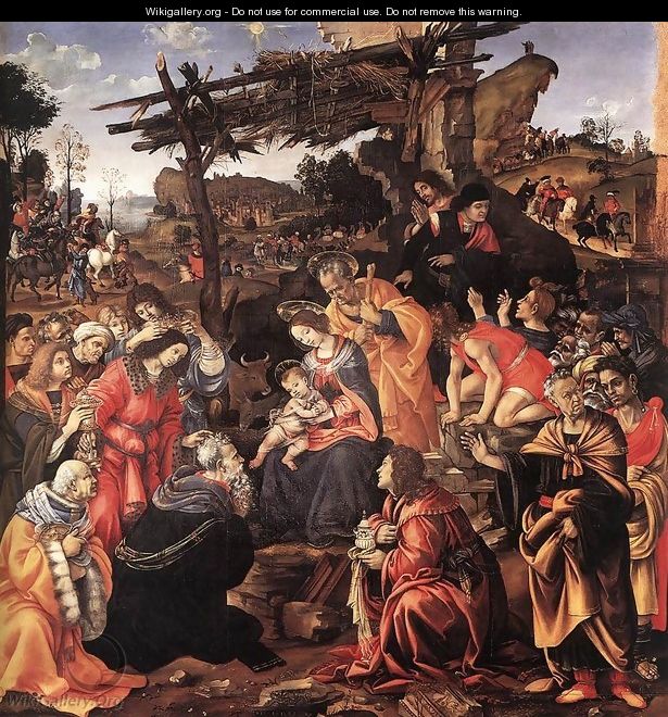 Adoration of the Magi - Filippino Lippi