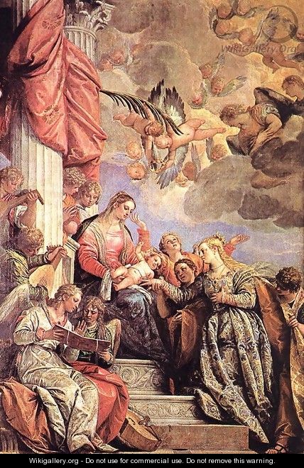 The Marriage of St Catherine - Paolo Veronese (Caliari)