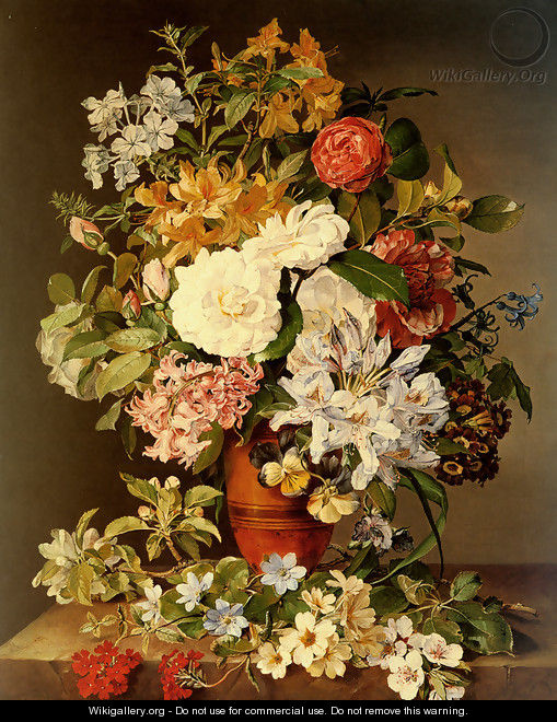 Stilleben Mit Blumen (Still life with flowers) - Pauline Koudelka-Schmerling