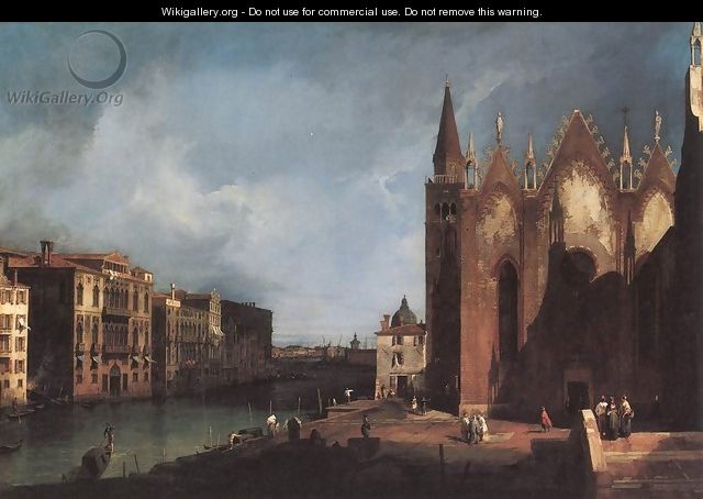 The Grand Canal near Santa Maria della Carità - (Giovanni Antonio Canal) Canaletto
