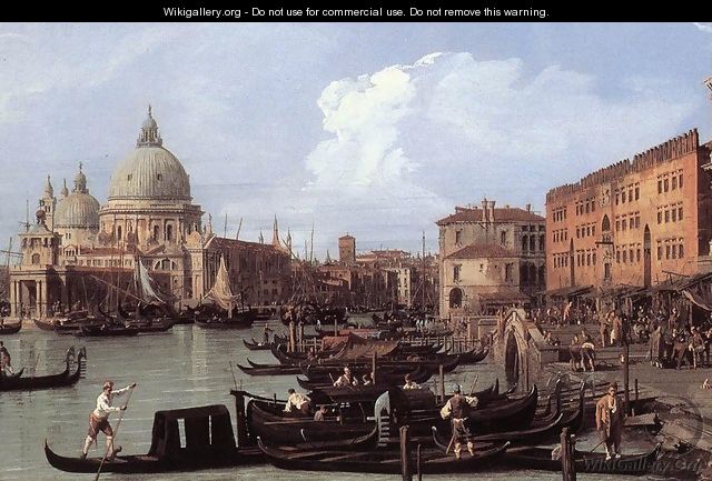 The Molo: Looking West (detail) - (Giovanni Antonio Canal) Canaletto
