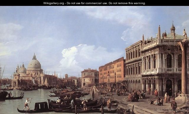 The Molo: Looking West - (Giovanni Antonio Canal) Canaletto
