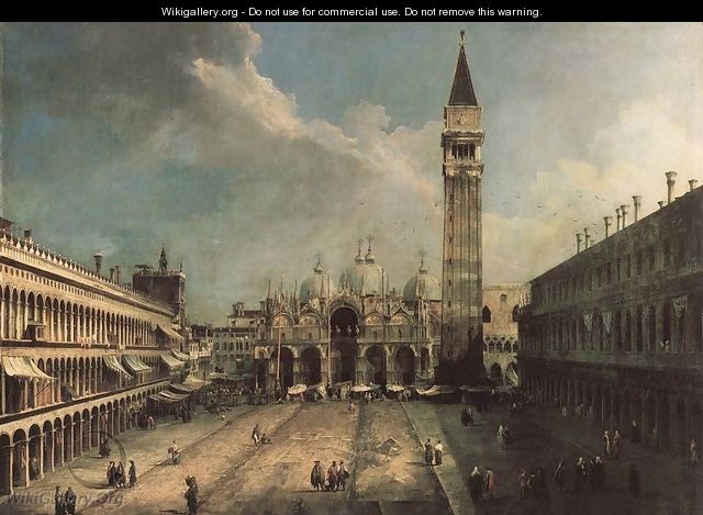 Piazza San Marco - (Giovanni Antonio Canal) Canaletto