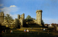 The Eastern Facade Of Warwick Castle - (Giovanni Antonio Canal) Canaletto