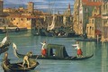 The Grand Canal at the Salute Church [detail] - (Giovanni Antonio Canal) Canaletto