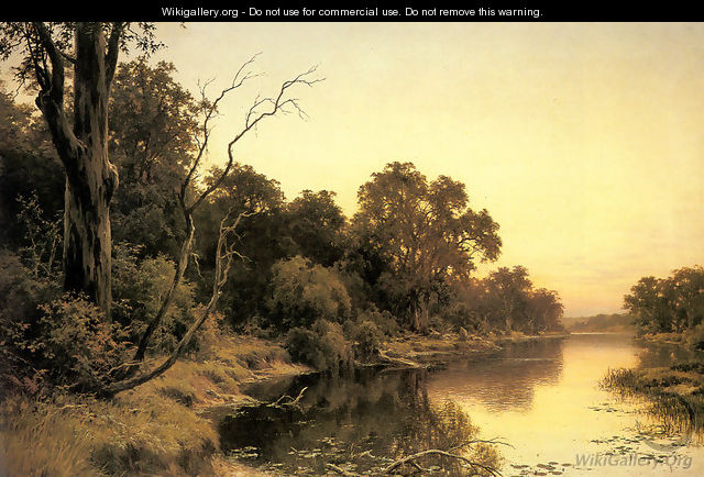 A Backwater of the River Murray, South Australia - Henry James Johnstone