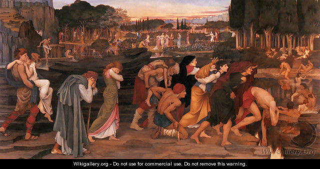 The Waters of Lethe by the PLains of Elysium - John Roddam Spencer Stanhope