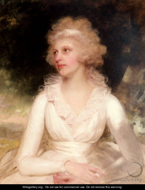 Portrait of Sophia Anne Raymond-Barker - Sir William Beechey