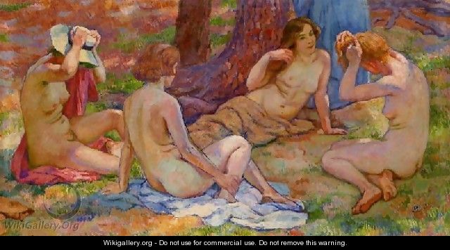 Four Bathers - Theo Van Rysselberghe