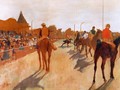 Racehorses in Front of the Grandstand 1866-68 - Edgar Degas