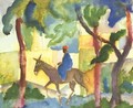 Donkey Horseman - August Macke