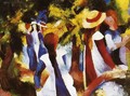 Girls In The Forest - August Macke