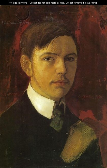 Self Portrait 1906 - August Macke
