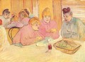 In The Dining Room Of The Brothell - Henri De Toulouse-Lautrec