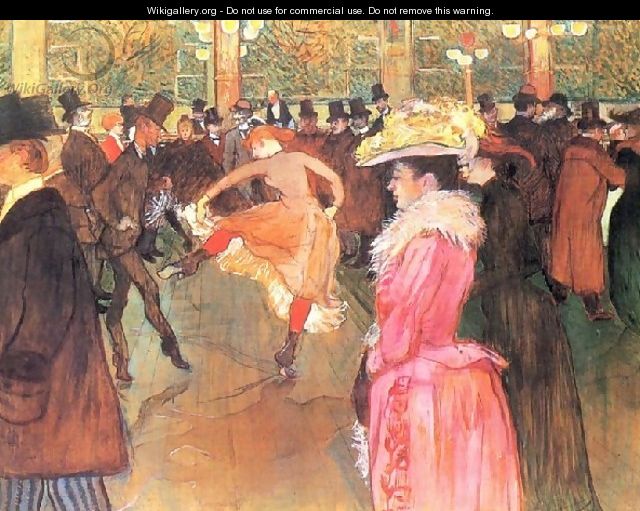 Party In Thr Moulin Rouge - Henri De Toulouse-Lautrec