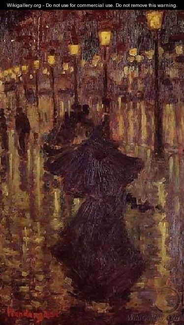 Evening Shower Paris - Henri De Toulouse-Lautrec