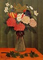 Bouquet Of Flowers With An Ivy Branch - Henri Julien Rousseau