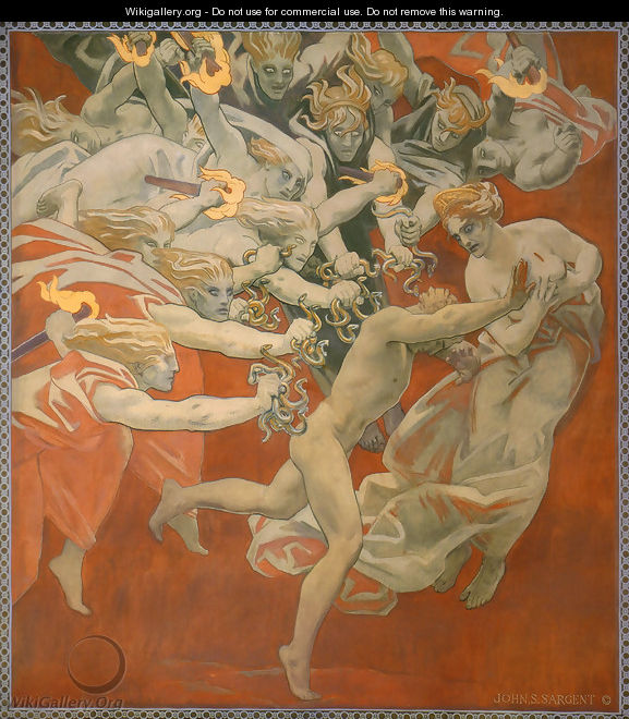Orestes Pursued By The Furies - John Singer Sargent