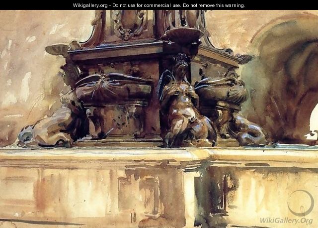 Bologna Fountain - John Singer Sargent