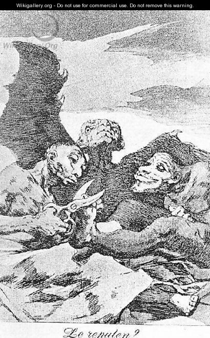 Caprichos Plate 51 They Pare - Francisco De Goya y Lucientes