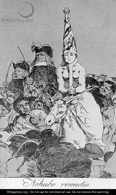 Caprichos Plate 24 Nothing Could Be Done About It - Francisco De Goya y Lucientes