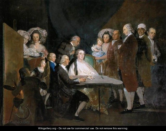 The Family Of The Infante Don Luis - Francisco De Goya y Lucientes