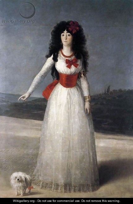 The Duchess Of Alba - Francisco De Goya y Lucientes