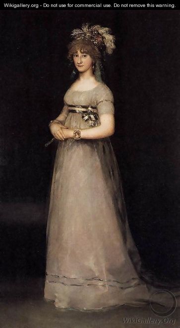 Portrait Of The Countess Of Chinchon - Francisco De Goya y Lucientes