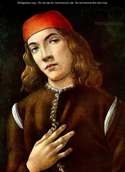 Portrait of a Young Man 1482-83 - Sandro Botticelli (Alessandro Filipepi)