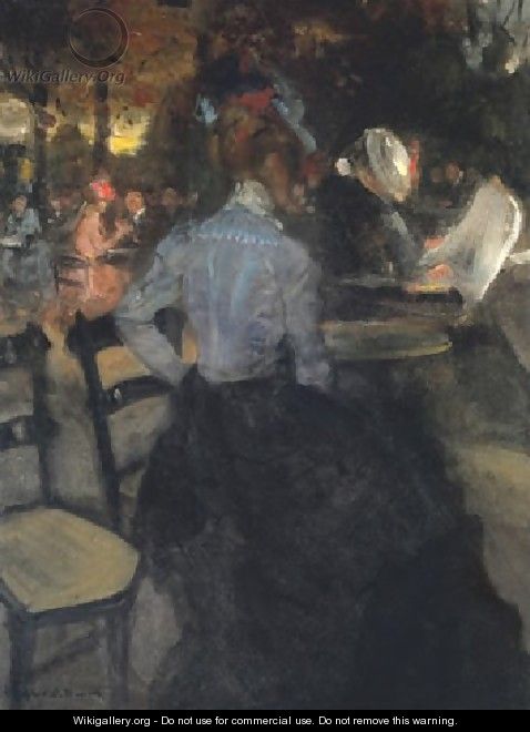 The Cafe - Alfred Henry Maurer