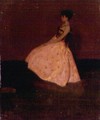 Girl In A Yellow Silk Skirt - Alfred Henry Maurer