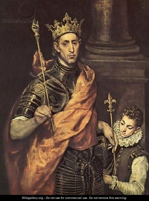 St. Louis- King of France 1586-94 - El Greco (Domenikos Theotokopoulos)