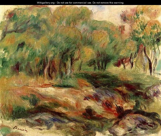 Landscape4 - Pierre Auguste Renoir - WikiGallery.org, the largest ...