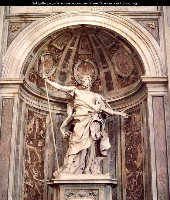St. Longinus - Gian Lorenzo Bernini - WikiGallery.org, the largest ...