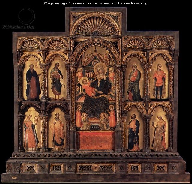 Polyptych of Santa Maria della Celestia - Lorenzo Veneziano ...