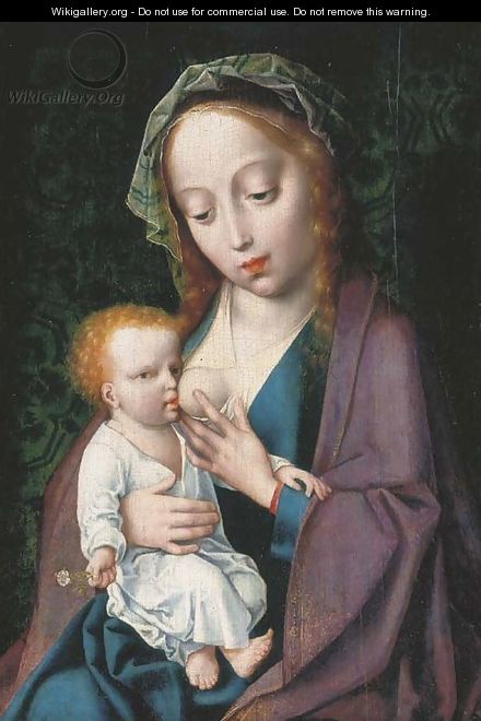 The Madonna and Child - Joos Van Cleve (Beke) - WikiGallery.org, the ...
