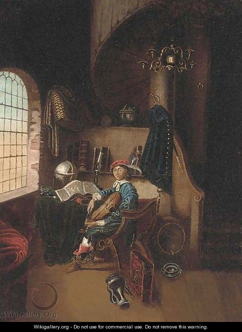 The pursuit of knowledge - (after) Gerrit Dou - WikiGallery.org, the ...