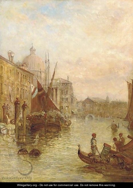 The Grand Canal, Venice - Alfred Pollentine - WikiGallery.org, the ...