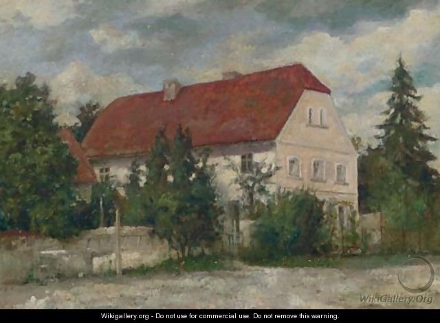 Landscape with House - Alexei Alexeivich Harlamoff - WikiGallery.org ...