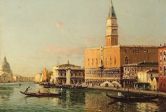 The Doges Palace, Venice - Antione Bouvard - WikiGallery.org, the ...