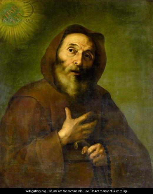 Saint Francesco Di Paola 2 - (after) Jusepe De Ribera - WikiGallery.org ...