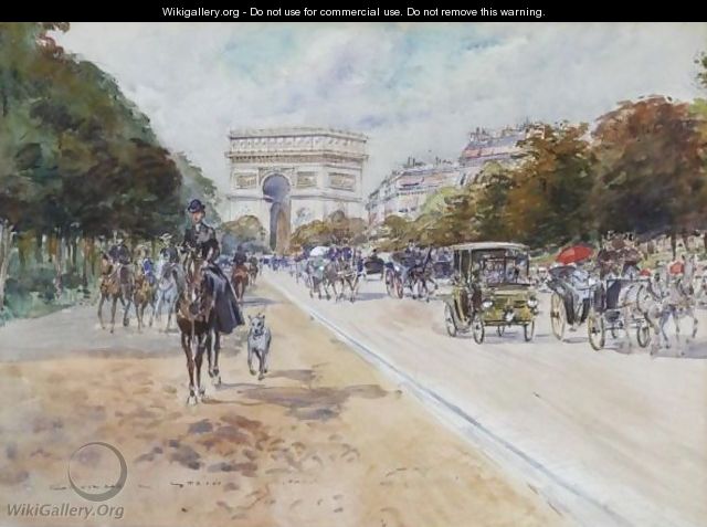 Avenue Du Bois - Georges Stein - WikiGallery.org, the largest gallery ...