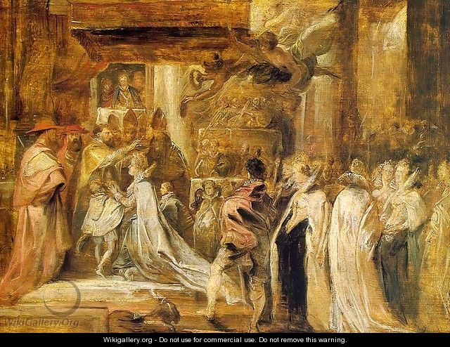 The Coronation of Marie de' Medici - Peter Paul Rubens - WikiGallery ...
