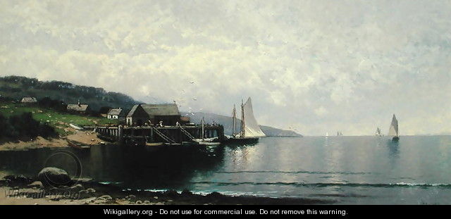 The Landing, Bailey Island, Maine, c.1907 - Alfred Thompson Bricher ...
