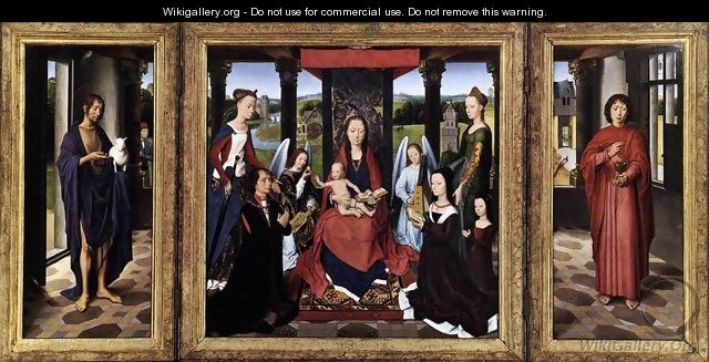 The Donne Triptych c. 1475 - Hans Memling