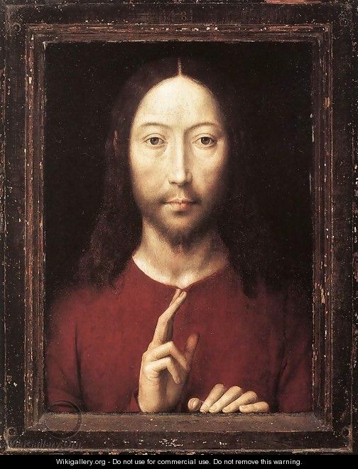 Christ Giving His Blessing 1481 - Hans Memling