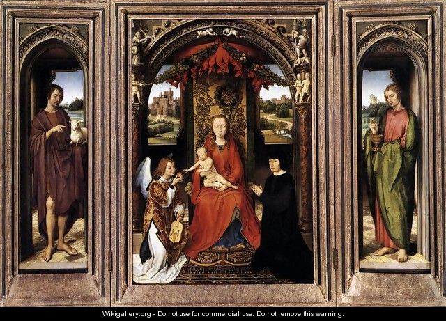 Triptych c. 1485 - Hans Memling